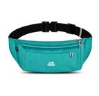 Men's and women's multi-purpose waterproof outdoor sports mobile phone money nylon waist bag