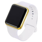 Sukan Digital Jam Tangan Kanak-Kanak Persegi Led Jam Tangan Silikon Elektronik Jam Tangan Jam Tangan Jam Tangan Jam Tangan Hadiah Jam