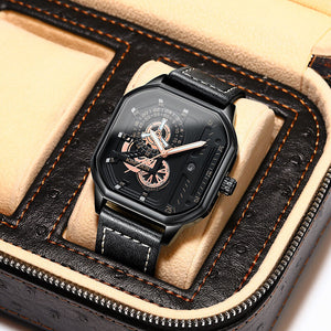 KIMSDUN men's casual watch Square Non-Mechanical Watch Waterproof Fashion  Men's Watch Sports Quartz Watch K-2168B