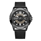 RUIMAS watch men's sports watch waterproof luminous date watch quartz watch leather men's watch 302