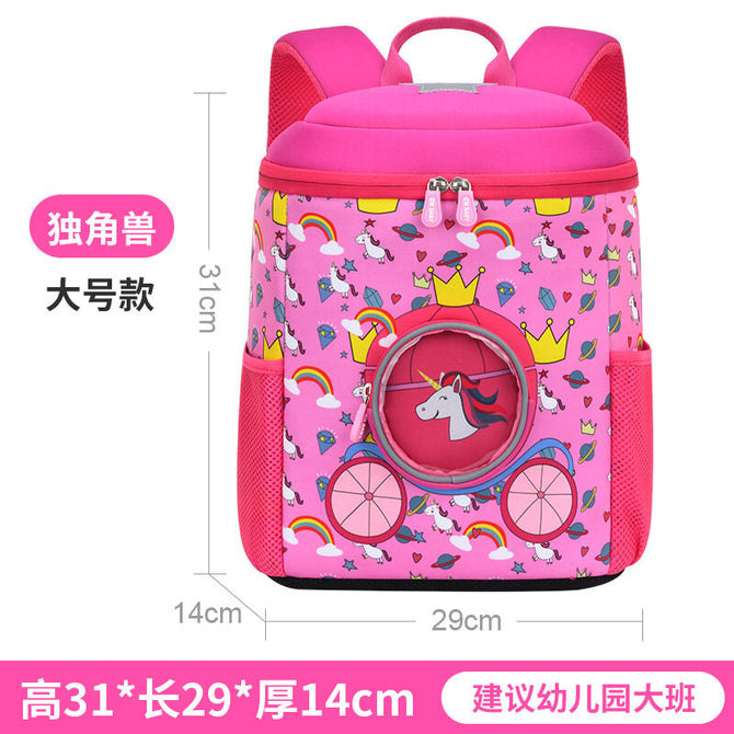 New kindergarten cartoon schoolbag boys and girls light leisure children's backpack girl's lovely Mini Backpack 5606  schoolbag