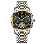 KIMSDUN men's watch diamond tourbillon hollow automatic mechanical watch men's watch waterproof men casual watch K-1895A
