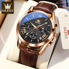 OLEVS men's watch quartz multi-function sports electronic watch men's watch 2876DO