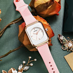 New arrival artistic luminous quartz watches women's net red fashion silicone small square watch women's watch