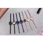 GEDI 81023 Fashion Casual Watch Hot Sale Women Elegant Luxury Diamond Stainless Steel Waterproof Ladies Dress Analog Quartz Wristwatch