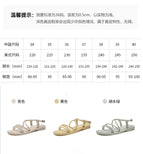 Sandals women's summer all-match sandals and slippers women's flat-soled sandals and slippers 138-5