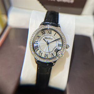 VISDAM New Watch Women's Balloon Women's Watch Full Diamond Quartz Watch Belt Women's Watch Retro Roman Live Broadcast