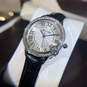 VISDAM New Watch Women's Balloon Women's Watch Full Diamond Quartz Watch Belt Women's Watch Retro Roman Live Broadcast