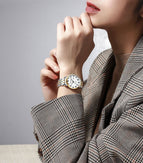 Elderly Watch Men's Waterproof Quartz Watch Big Digital Mother Middle-aged Elderly Couple Watch Gift for Mother  Father