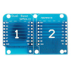 Double Socket Dual Base Shield For D1 Mini NodeMCU ESP8266 DIY PCB D1 Expansion Board