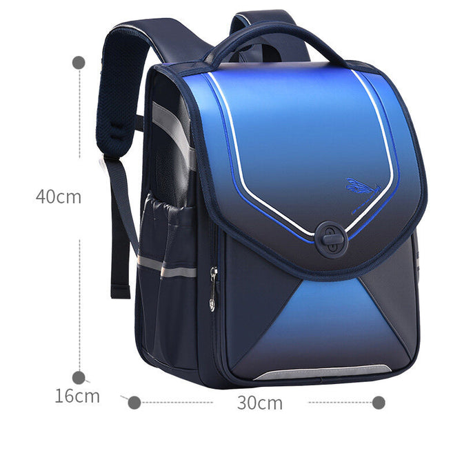 New Children's Flip School Bag Primary School Students 6-12 Years Old student Backpack Boys Girls 3D Space Backpack Waterproof Wear-resistant Ridge Protection Large-capacity Bag