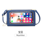 Touch screen mobile phone bag messenger mini bag 2022 new RFID anti-theft brush wallet women's long all-match women's bag SJ627