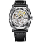 KIMSDUN men's watch double-sided hollow fully automatic mechanical trend antique carved waterproof men's casual watch K-2193A