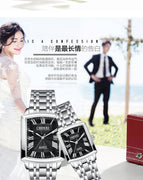 CHENXI Couple Watch Casual Calendar Quartz Watch Men and women Casual fashion Watch 079A Calendar