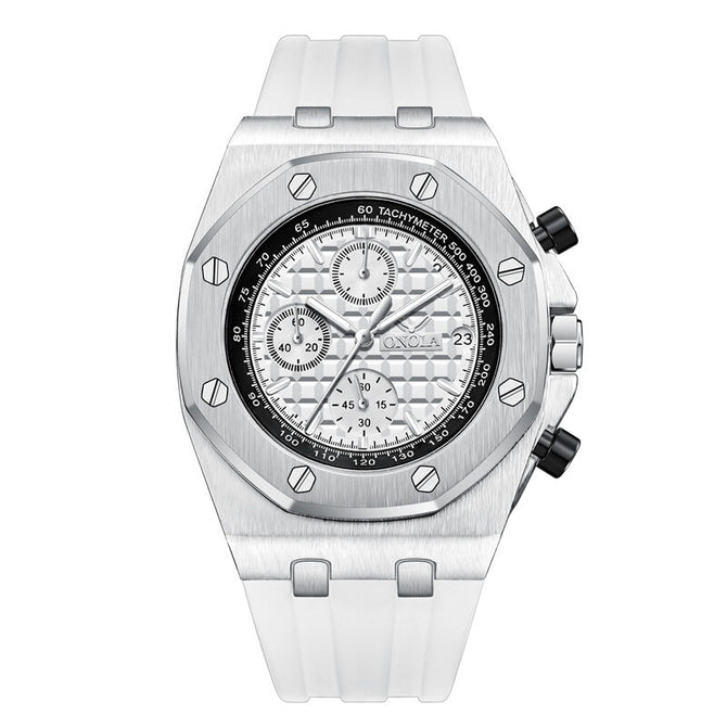 ONOLA ON6805 Fashion Sports Men's Watch Silicone Band Waterproof Multifunctional Quartz Watch Men