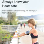 C6T Smart Watch Measuring Body Temperature Heart Rate Blood Pressure Blood Oxygen Sleep Monitoring USB Charging IP67 Sports Smart Bracelet