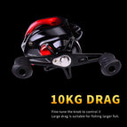 PROBEROS metal water drop reel 10kg fishing heavy fishing reel 7.2:1 sea fishing reel