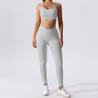 Women yoga suits 2023 new running Sportswear fast drying tight fitness running execise suit women 6921