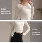 Running blouse fitness clothing suit sports top 2022 new yoga clothing women's loose and thin long sleeves 210
