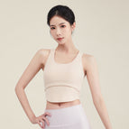 Yoga Clothes Vest Women's Summer with Chest Pad Tight-Fitting Training Sports and Fitness Running Top ENY187