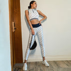 Women's Yoga Suit Fitness Running Speed Dry Exercise Two Piece Set Y26T6976/Y26T6976-1