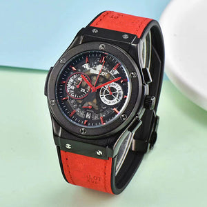 Classic Trendy HB Atmospheric Men's Quartz Multi-Functional Six-Pin Calendar men's casual Watch 1073HB