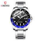 CHENXI Green Water Ghost Watch Women's Men's Couple Watch Waterproof Fashion Luminous Men's Watch CX-085A