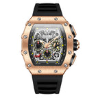 Onola Stylish and Versatile Automatic Mechanical Men's Watch Waterproof Tape Watch Men
