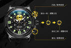 Megir watch wholesale spot multifunctional sports luminous waterproof watch quartz men's  watch 2116