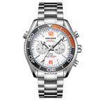 KIMSDUN high-end watch sports watch men's waterproof steel belt automatic mechanical watch men's watch K-1804A steel