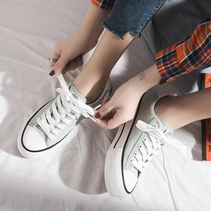 Spring new women's canvas shoes fashion sports dancing traveling shoes WXY-A946MJ