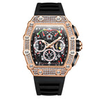 ONOLA ON6827D Fashion and Fully-Jewelled Design Multi-Functional Automatic Mechanical Watch Men's Tik Tok Live Stream Hot Watch