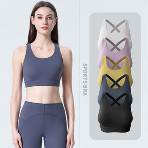 2021 yoga bra hollow beautiful back fashion sexy fitness suit sports bra running dancing vest girls 9092