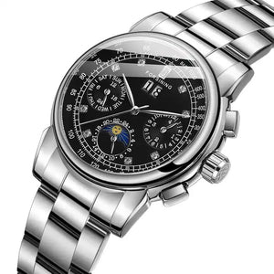 New Forsining Design Women's Fashion Casual Multi-Functional Shanghai Movement Automatic Mechanical Watch SLZe258