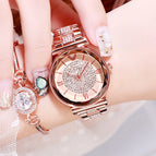 GEDI Women watch stars diamond watch fashion wild match quartz watch student trend watch 52005