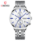 CHENXI Creative Style Watch Men's Multi-Function Sports Watch Men's Fashion Luminous Watch cx-971 steel