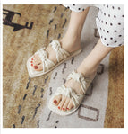 Sandals women's 2021 summer new soft flat bottom all-match outer wear soft bottom sandals and slippers women 2263-92