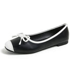 Studiolee 2022 new French temperament bow color matching square head shallow mouth shoes women's summer N1-3