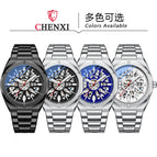 Chenxi watch for men New Hollow-out Transparent Bottom Automatic Mechanical Watch Luminous Waterproof Men's Watch CX8862