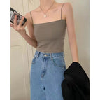 Women vest with chest pad bottoming tube top all-in-one sleeveless underwear lady Bra