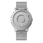 EUTOUR Tidy black technology cool concept rimless design watch magnetic ball men's women's personalized creative watch male with box