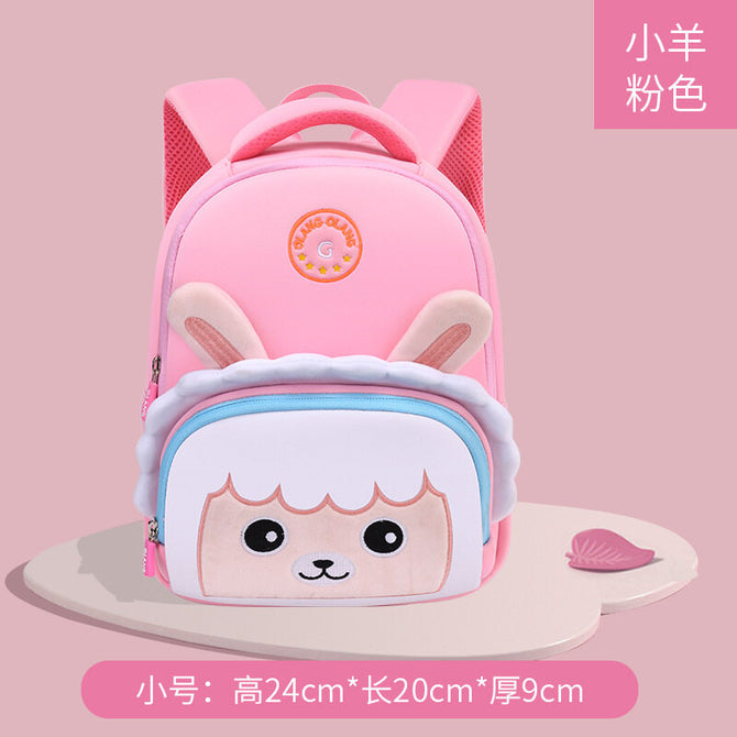New kindergarten schoolbag boys and girls cartoon cute children mini backpack light and breathable anti-lost small bag 5006  schoolbag