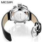 MEGIR 2090 Dual Display Sport Watch for Men Digital Analog Quartz Watch Clock Man Watches