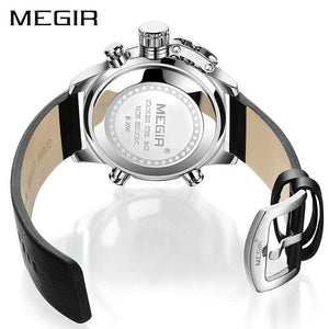 MEGIR 2090 Dual Display Sport Watch for Men Digital Analog Quartz Watch Clock Man Watches