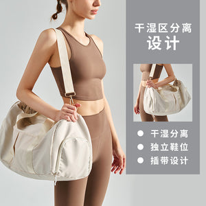 New yoga bag Fashion Large Capacity Storage Travel Bag Wet and Dry Separation Sports Waterproof Yoga Shoulder Fitness Bag W20200