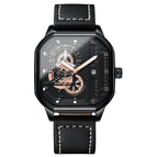 KIMSDUN men's casual watch Square Non-Mechanical Watch Waterproof Fashion  Men's Watch Sports Quartz Watch K-2168B