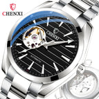 CHENXI Business Men's Douyin hot sale Waterproof Luminous Watch Men's Mechanical Automatic Hollow Watch cx-8806