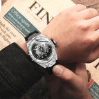 KIMSDUN men's watch new fashion trend tattoo waterproof silicone quartz casual watch J-2101B