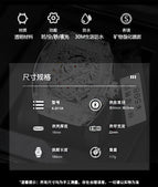 KIMSDUN Transparent Richard Waterproof Hollow Automatic Mechanical Watch Men's Watch Fashion Wine Barrel Miller K-2015A
