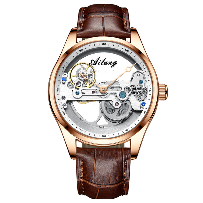 Automatic hollow mechanical watch male Korean fashion waterproof men's mechanical watch AL-8625